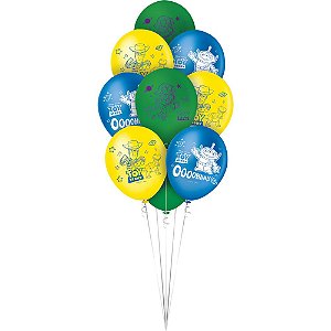 25 Bexigas Balão Festa Toy Story 9 Polegadas