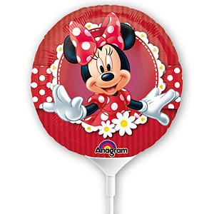 Balão Personalizado Metalizado Minnie Mouse Festa De Aniversário