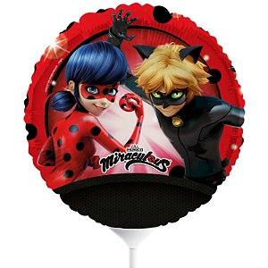12 Copos Ladybug Cat Noir Core Festa De Aniversário 180 ML - Fantasia Kids