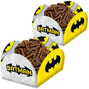 Porta Forminha Para Doces Batman Festa Aniversário 40 Unidades