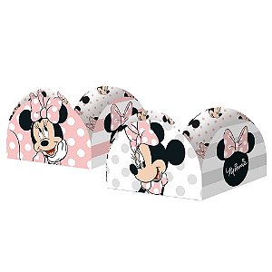 Porta Forminha Doces Festa Minnie Mouse Rosa 50 Unidades