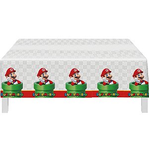 Toalha De Mesa Decoração Festa Super Mario