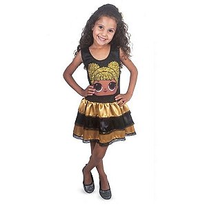 Fantasia Infantil Vestido Lol Queen Bee Surprise