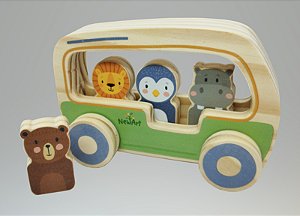 Bondinho de Encaixe Animais