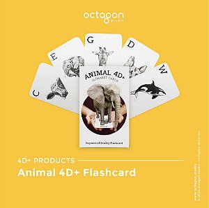 Flash Cards Animal 4D