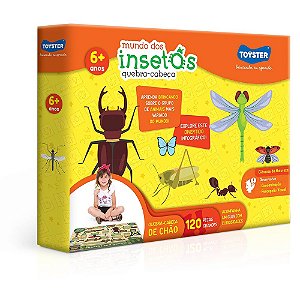 Mundo dos insetos – Quebra-cabeça 120 peças