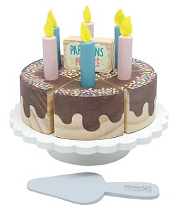 Bolo de Aniversário Fatiado