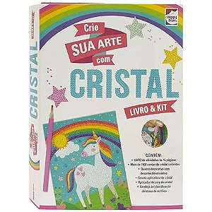 Livro & Kit: Crie sua arte com cristal