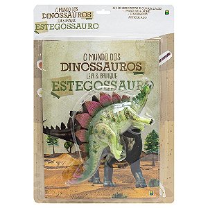 O Mundo dos Dinossauros Leia e Brinque Estegossauro
