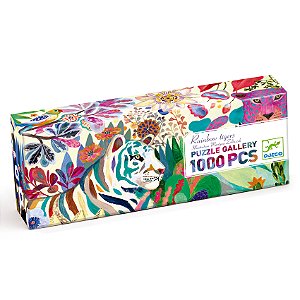 Quebra-Cabeça 1000 Peças- Tigres Arco-Íris