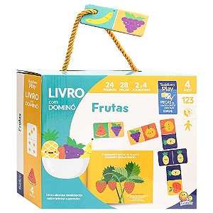 Box Livro com Dominó Frutas