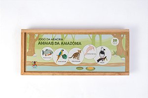 Jogo da Memória Animais da Amazônia