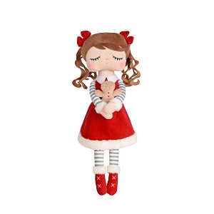 Boneca com Caixa Metoo Especial de Natal Glitter
