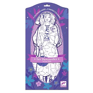 Silhuetas para colorir - Zaho e Amigas Djeco