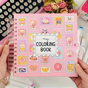 Caderno de Colorir - Ursinhos Kawaii