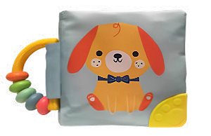 Meu livro macio com chocalho e mordedor: Cachorro