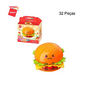 Blocos de Montar Fast Food Hamburguer