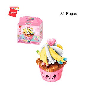 Blocos de Montar Comidinhas Cupcake
