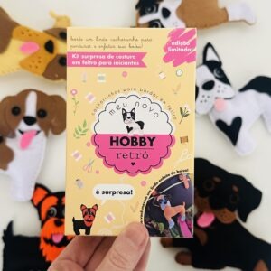 Kit Surpresa de Costura Feltro - Cachorrinhos