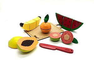 Kit Frutas com Corte 5 peças