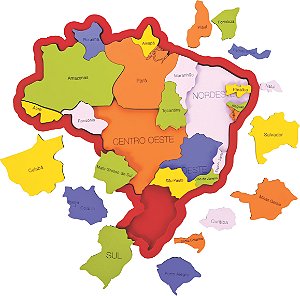 Quebra-Cabeça Mapa do Brasil