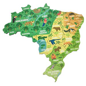 Quebra-Cabeça Mapa do Brasil
