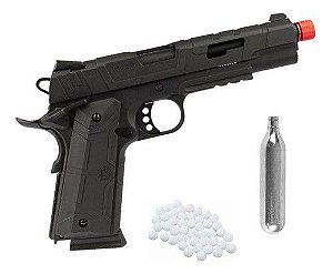 Pistola Airsoft Co2 Blowback Rossi 1911 Redwings Series
