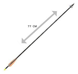 Seta Flecha Em Carbono Para Arco C/ Ponta P/ Caça - Man Kung