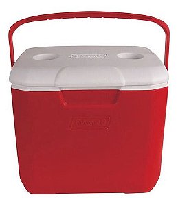 Caixa Térmica Cooler 30qt 28,3 Litros Vermelho - Coleman