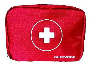 Estojo Primeiros Socorros Poliester Ripstop Vermelho Guepardo