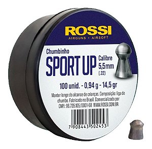 Chumbinho Rossi Target Sport Up 100un 5.5mm