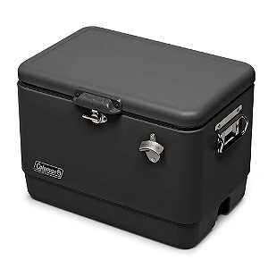 Caixa Térmica 54QT 51L Aço Inox All Black - Coleman