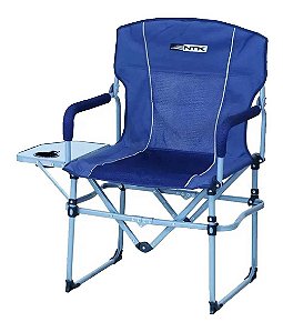 Cadeira Dobrável Diretor Peak Azul Com Porta Copo - Nautika