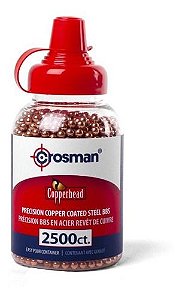 Esfera De Aço Revestida Copperhead 4,5mm 2500un - Crosman