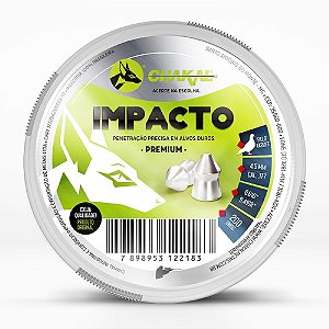 Chumbinho Premium Impacto 4.5mm 200un 9,41gr - Chakal