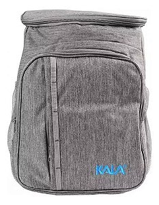 Mochila Bolsa Térmica 18 Litros Com Divisorias Cinza - Kala