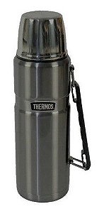 Garrafa Térmica Thermos Pampas Grafite 1,2l 24h Quente/frio