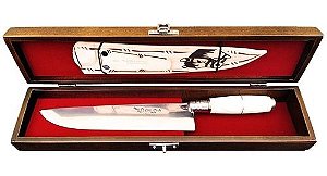 Faca Gaucha 509 Dp Aço Inox Cabo De Osso