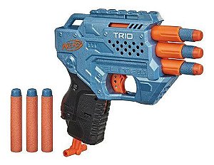 Lançador Nerf Elite 2.0 Triad Trio Td-3 Com 6 Dardos - Hasbro