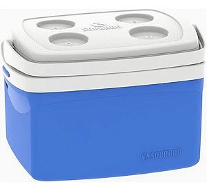Cooler Caixa Termica Tropical 12 Litros Azul - Soprano
