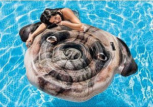 Boia Colchão Inflável Divertida Para Piscina Pug Gigante