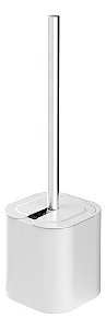 Escova Sanitária De Piso Para Toalete Banheiro Dual Branco