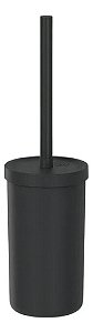 Escova Sanitária Preta Bold Com Suporte E Tampa Ou