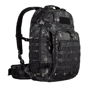 Mochila Mission Warskin Preta 45l Invictus - Ampla E Durável