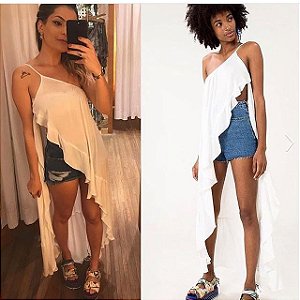 Blusa com calda Clearance