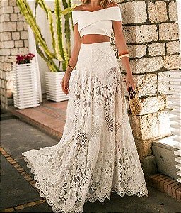 vestido de madrinha de batizado branco