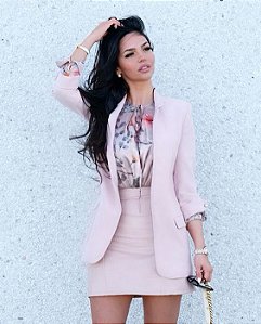 roupa social feminina saia e blazer