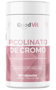 Picolinato de Cromo 500 mg c/ 60 Cápsulas