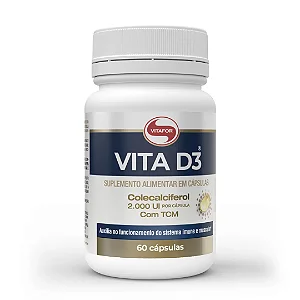 Vitamina D3 c/ 60 Cápsulas
