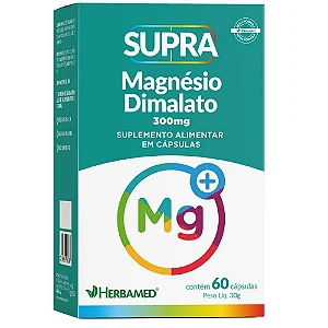 Magnésio Dimalato 300 mg c/ 60 Cápsulas
